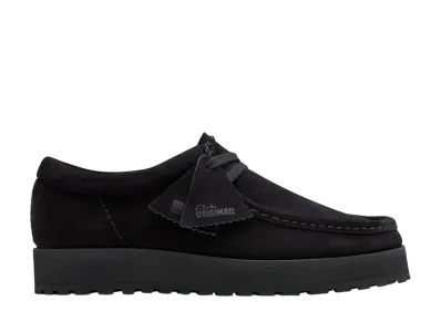Clarks Wallabee Scout Lo "Black Suede"