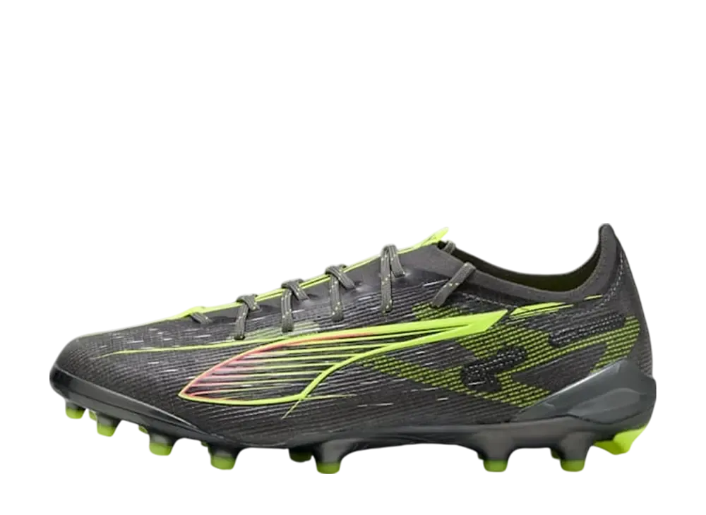 プーマ ウルトラ5 アルティメット AG "マットエイジドシルバー/イエローアラート/サンストラック"