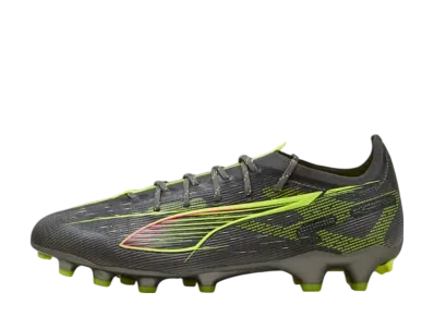 Puma Ultra 5 Ultimate HG "Matte Aged Silver/Yellow Alert/Sun Struck"