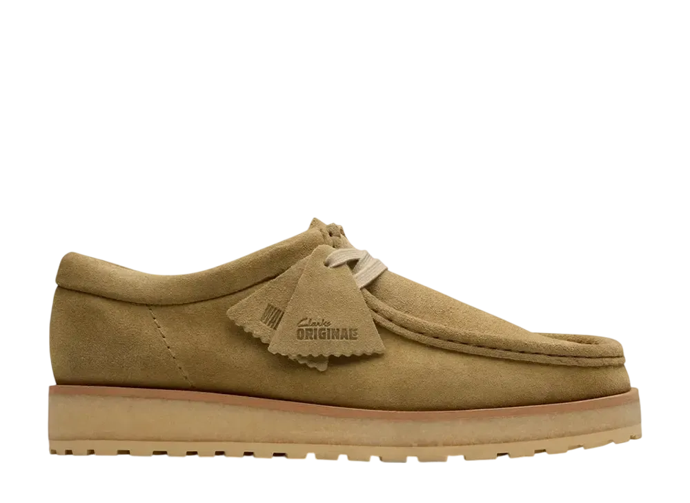 Clarks Wallabee Scout Lo "Dark Sand Suede"