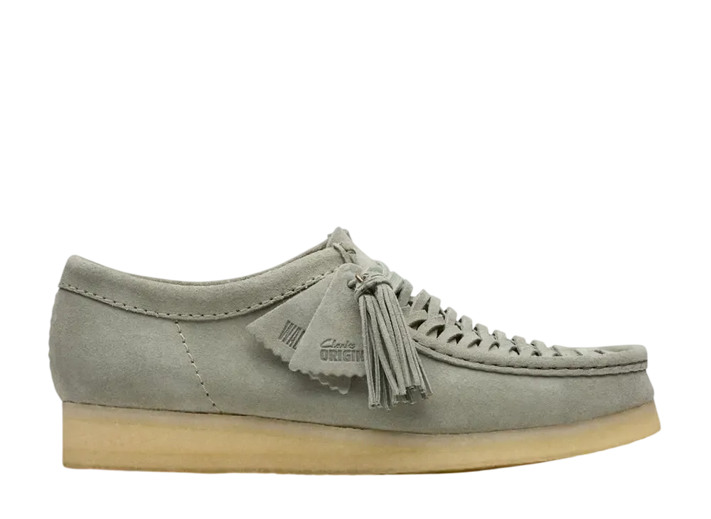 クラークス ワラビーウィーブ "セージスウェード"