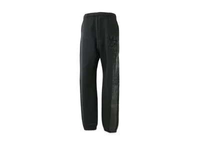 Y-3 Graphic Logo French Terry Pants "Black/Black"