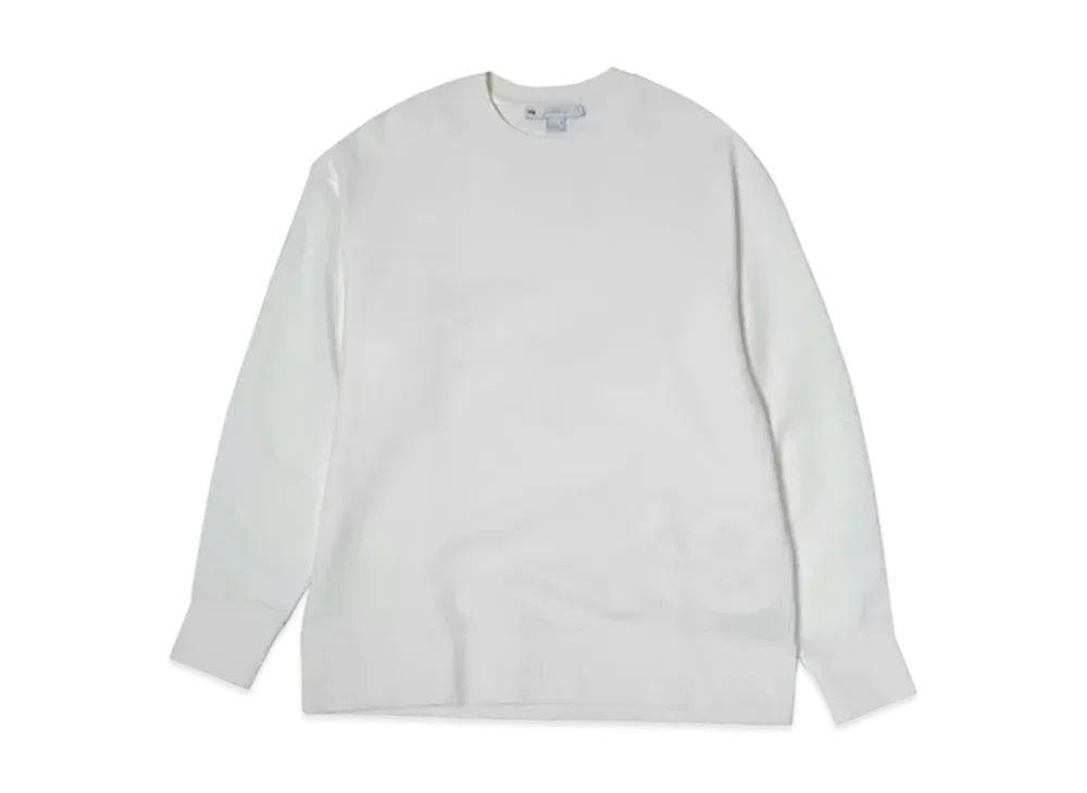 【ロゴ入り】Y-3  長袖スウェット トレーナー XXL ホワイト Y-3 20th Anniversary Logo Crewneck Sweat 