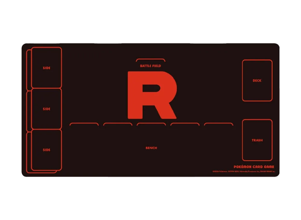 Pokemon Card Game Rubber Play Mat Team Rocket