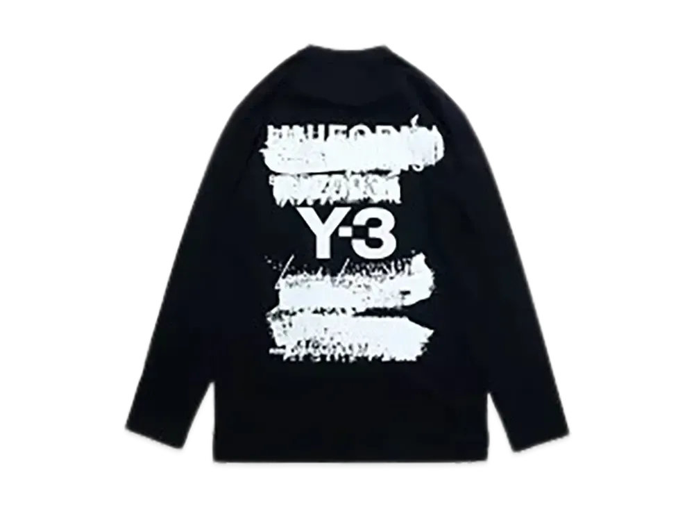 Y-3 U Graphic LS Tee "Black"