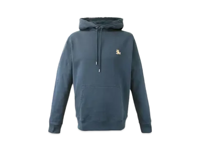 Maison Kitsune Chillax Fox Patch Regular Hoodie "Ink Blue"
