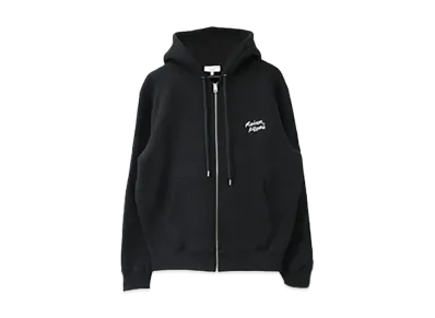 Maison Kitsune Handwriting Comfort Zipped Hoodie & Handwriting Comfort Jog Pants "Black"