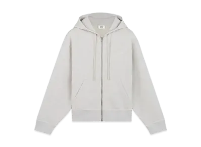 Maison Kitsune Baby Fox Patch Zip Hoodie "Light Grey Melange"