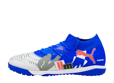 Puma Future 8 Match Forever TT "Puma White/Ultra Blue/Feather Gray/Puma Black/Glowing Red"