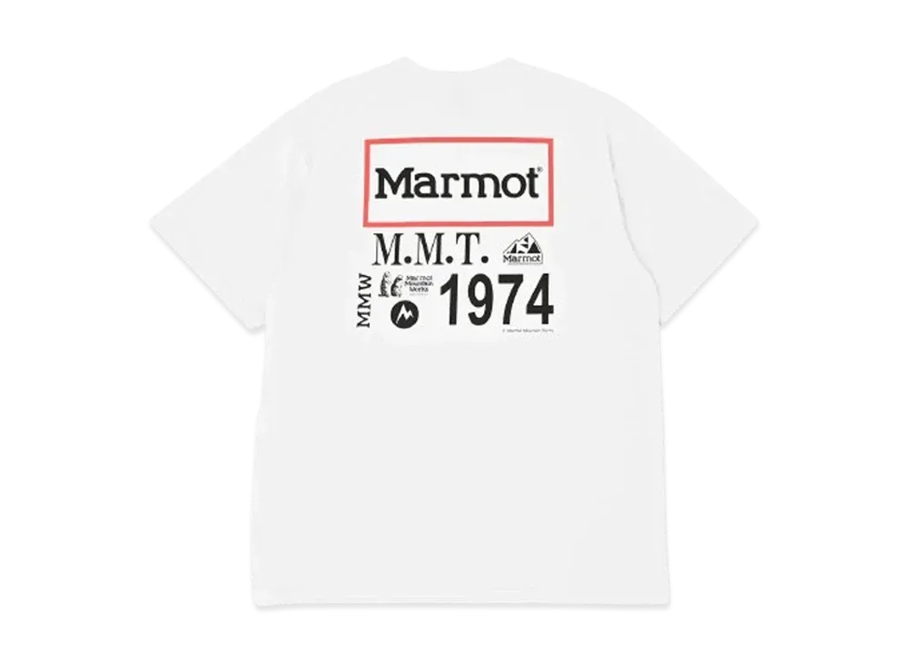 Marmot MMW Archive Logo T-Shirts "White"