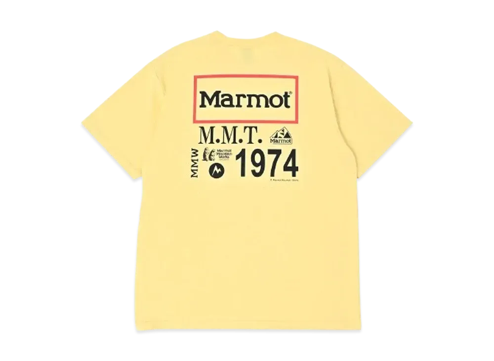 Marmot MMW Archive Logo T-Shirts "Lemon"