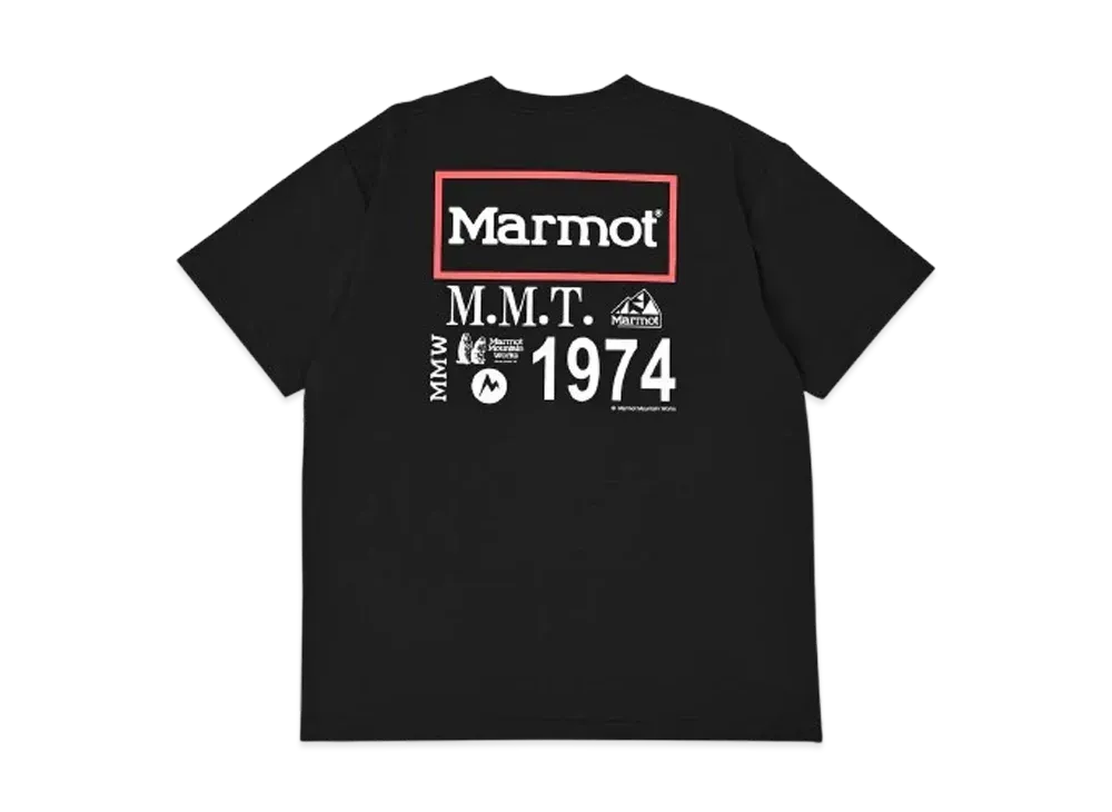 Marmot MMW Archive Logo T-Shirts "Black"