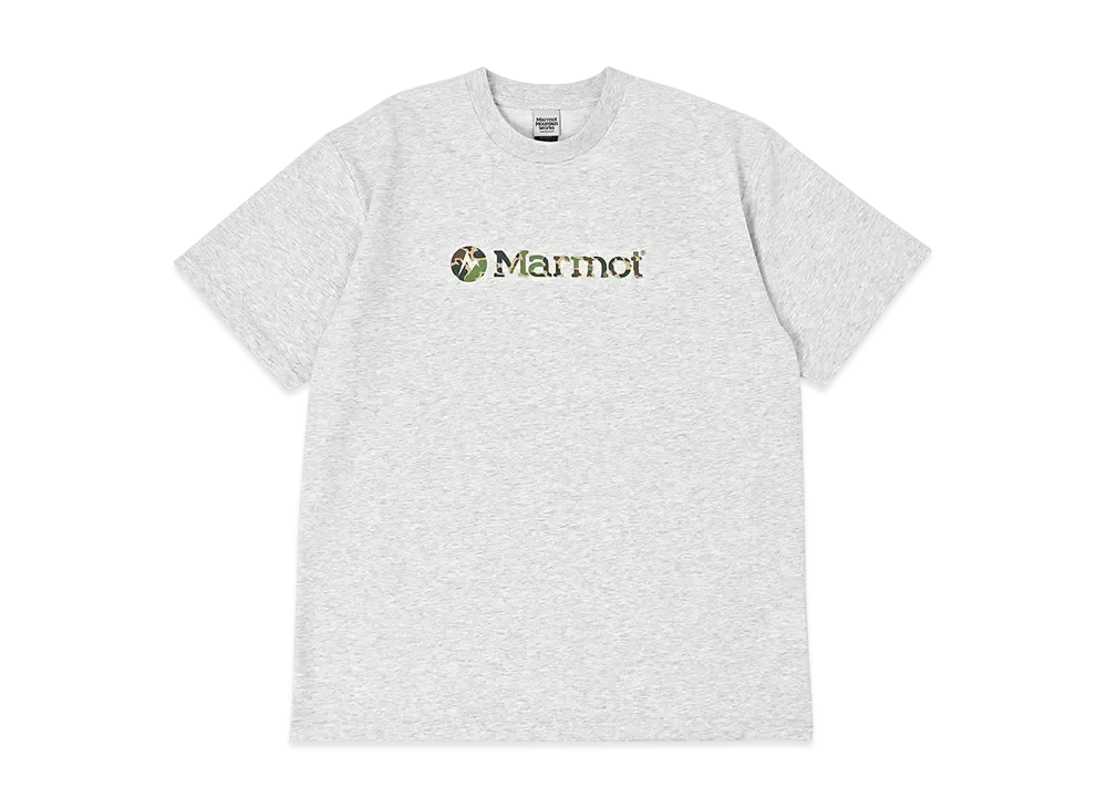 Marmot Camo-Logo T-Shirts "Heather Gray"
