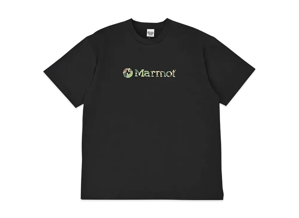 Marmot Camo-Logo T-Shirts "Black"