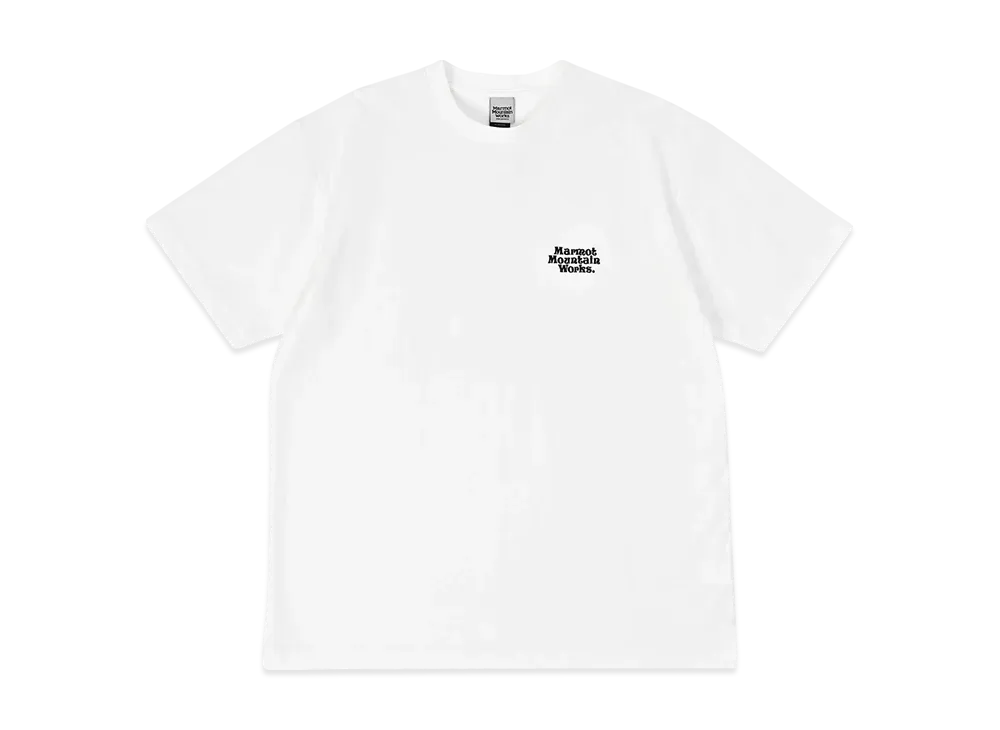 Marmot MMW Embroidery T-Shirts "White"