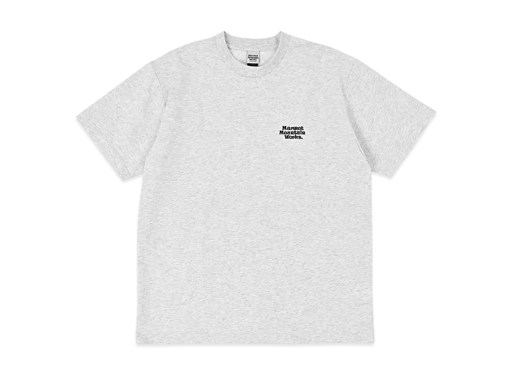 Marmot MMW Embroidery T-Shirts "Heather Gray"
