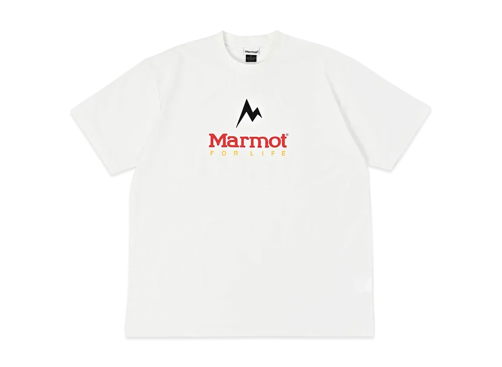 Marmot For Life T-Shirts "White"