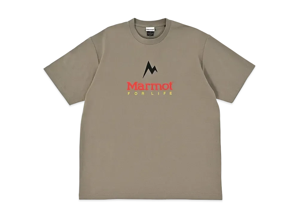Marmot For Life T-Shirts "Dark Beige"