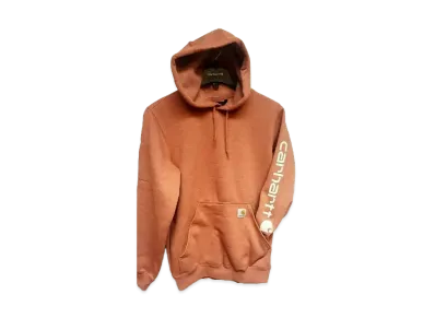 Carhartt Sleeve Logo Sweat Hoodie "Burnt Sienna Heather"