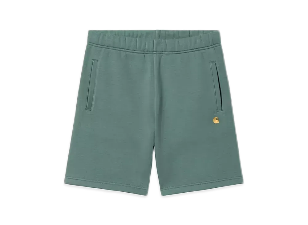 Carhartt WIP Chase Sweat Short "Chervil/Gold"