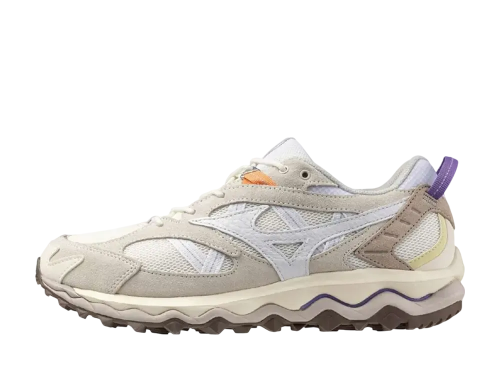 ミズノ ウェーブムジン TL "ライトベージュ/ホワイト/パープル"