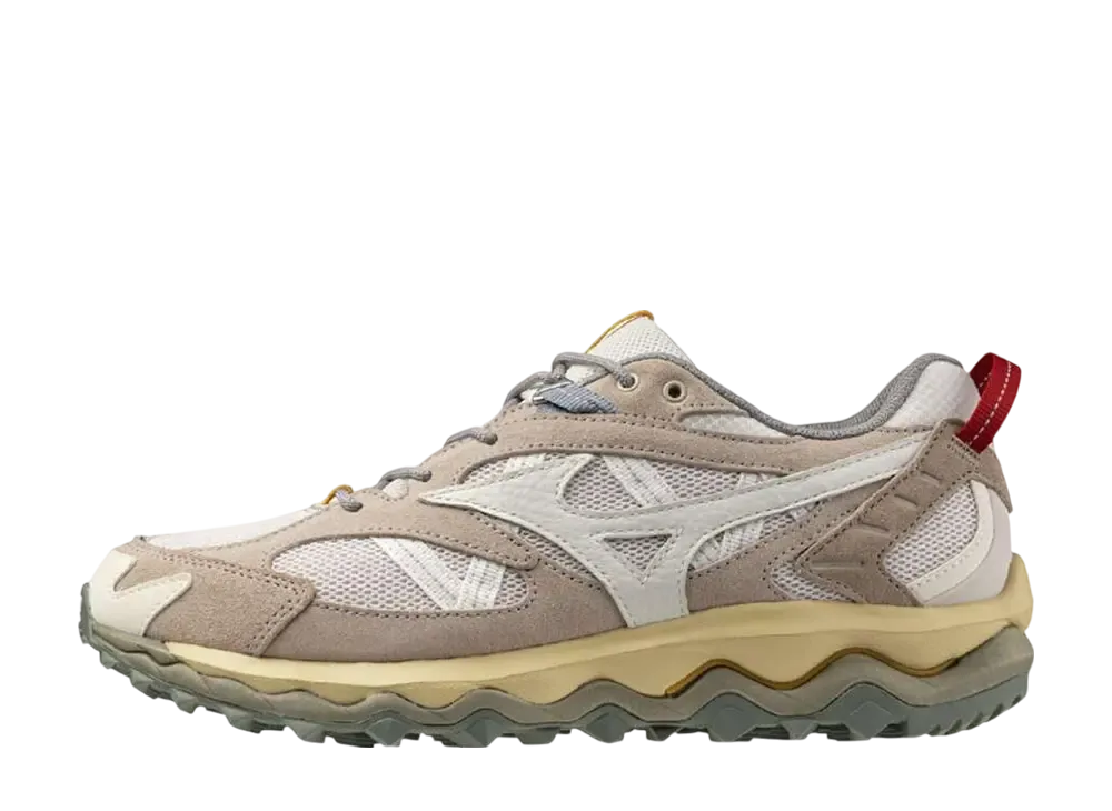 ミズノ ウェーブムジン TL "ダークベージュ/オフホワイト/オレンジ"