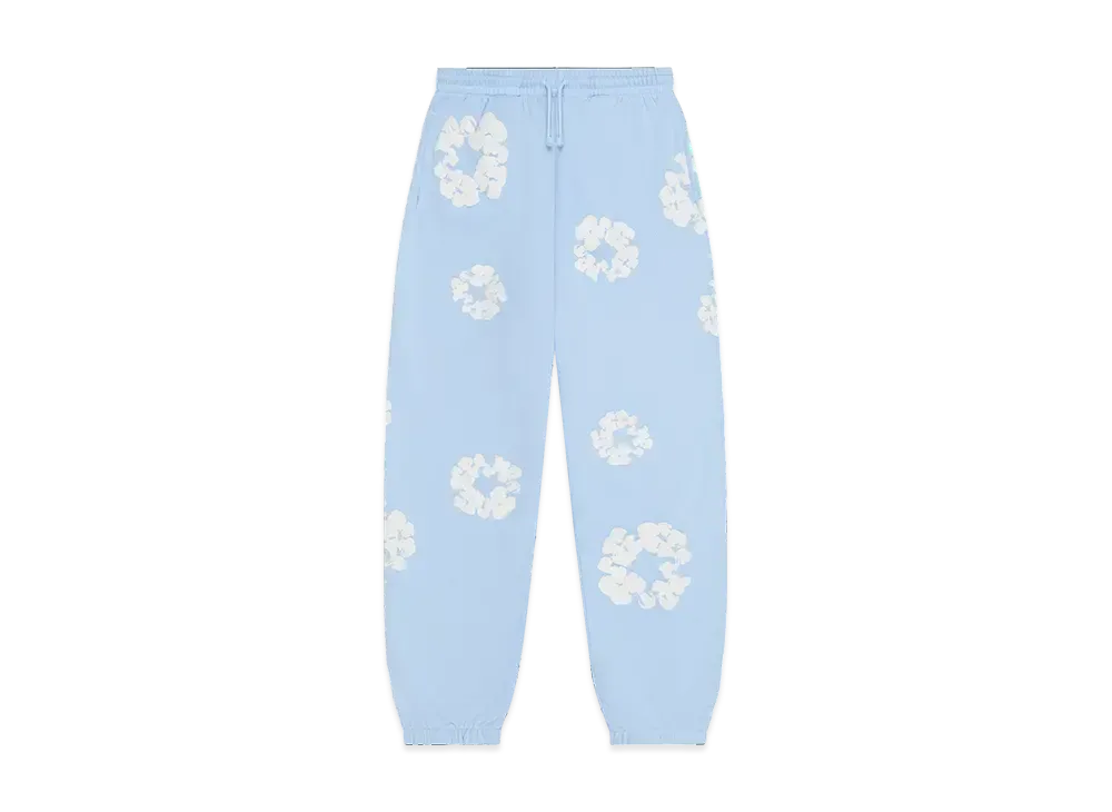 DENIM TEARS The Cotton Wreath Sweatpants "Powder Blue"