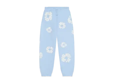 DENIM TEARS The Cotton Wreath Sweatpants "Powder Blue"