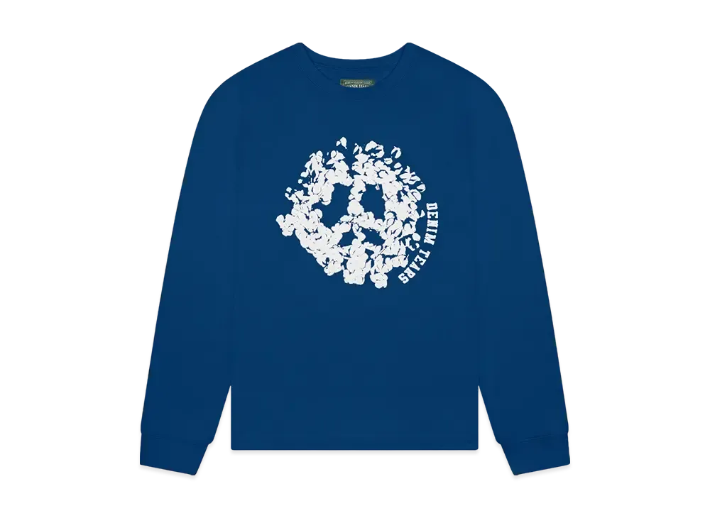 DENIM TEARS University Long Sleeve "Navy"