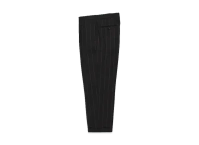 WACKO MARIA x Ermenegildo Zegna Striped Pleated Trousers (Type-2) "Chrcoal"