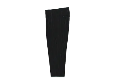 WACKO MARIA x Dormeuil Striped Pleated Trousers (Type-2) "Black"