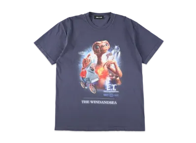 WIND AND SEA x E.T. Faded S/S Tee "Navy Gray"