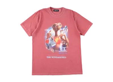 WIND AND SEA x E.T. Faded S/S Tee "Red Brown"