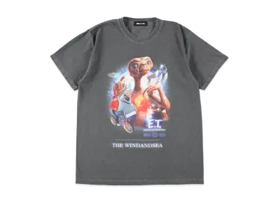 WIND AND SEA x E.T. Faded S/S Tee "Wash Black"