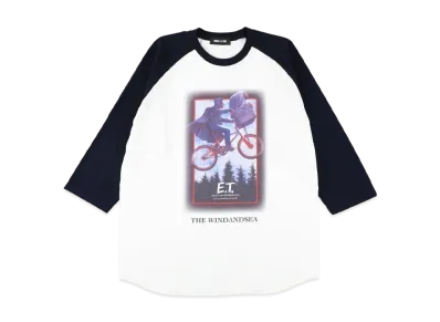 WIND AND SEA x E.T. Skyline Adventure Raglan L/S Tee "White"