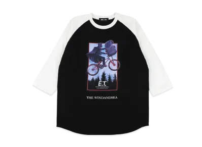 WIND AND SEA x E.T. Skyline Adventure Raglan L/S Tee "Black"