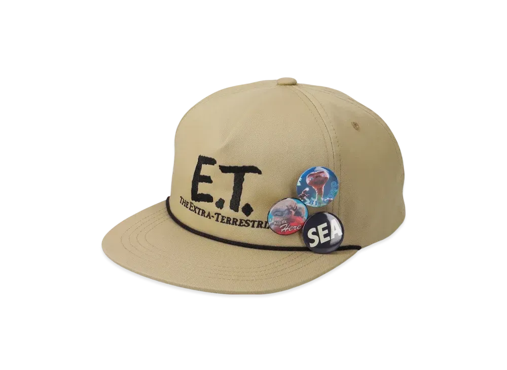 WIND AND SEA x E.T. Collector's Badge Cap "Beige"