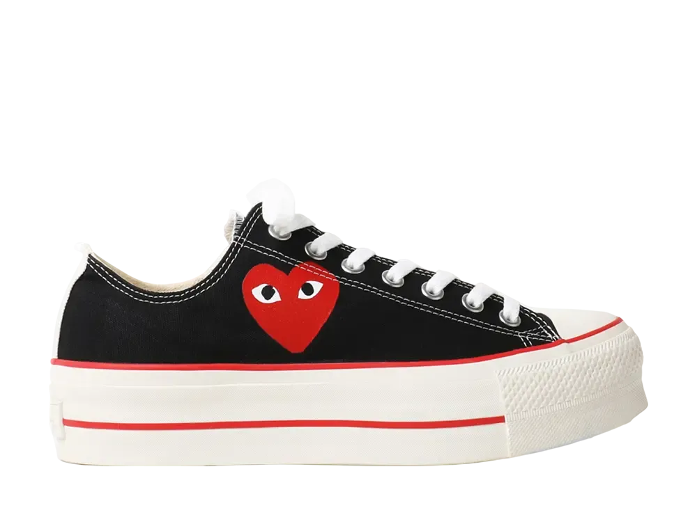 PLAY COMME des GARCONS × Converse All Star Low "Black"