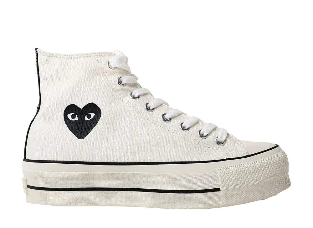 PLAY COMME des GARCONS × Converse All Star Hi "White"