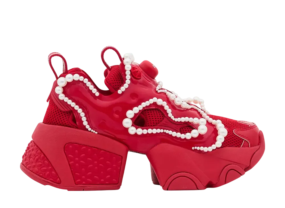 noir kei ninomiya × Reebok Instapump Fury "Pearl/Red"