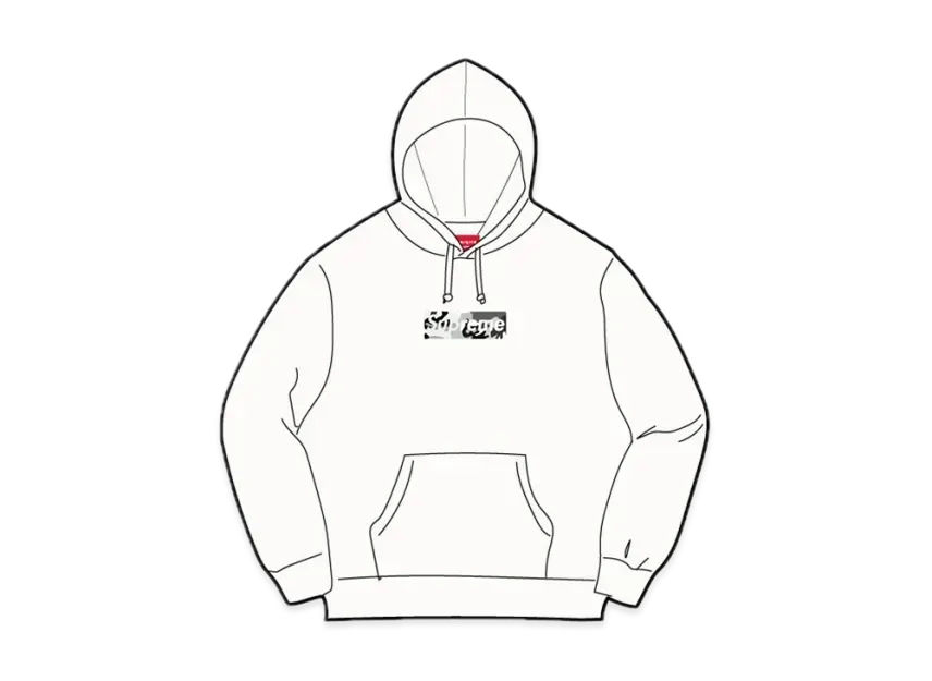 Supreme Miami Box Logo Hooded Sweatshirt "White"