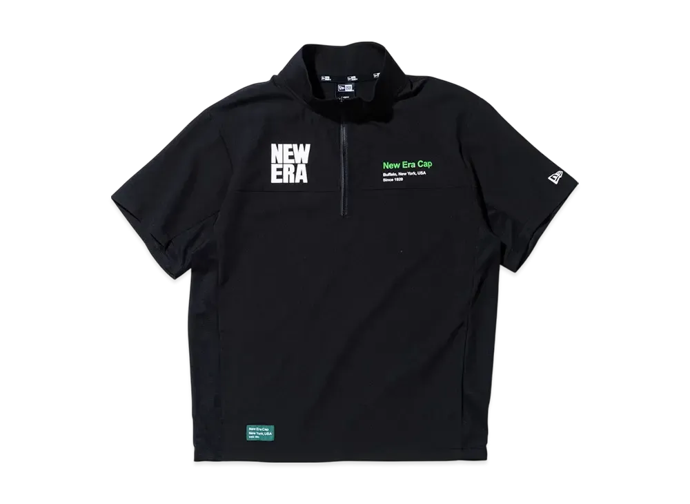 NEW ERA Golf Short Sleeve Crosswear Jacket Square New Era "Black"