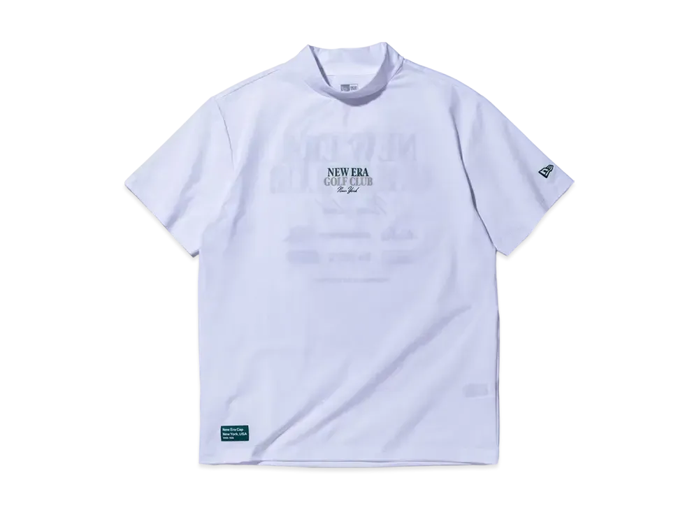 NEW ERA Golf Short Sleeve Utility Mid-neck T-shirt New Era Golf Club "White"
