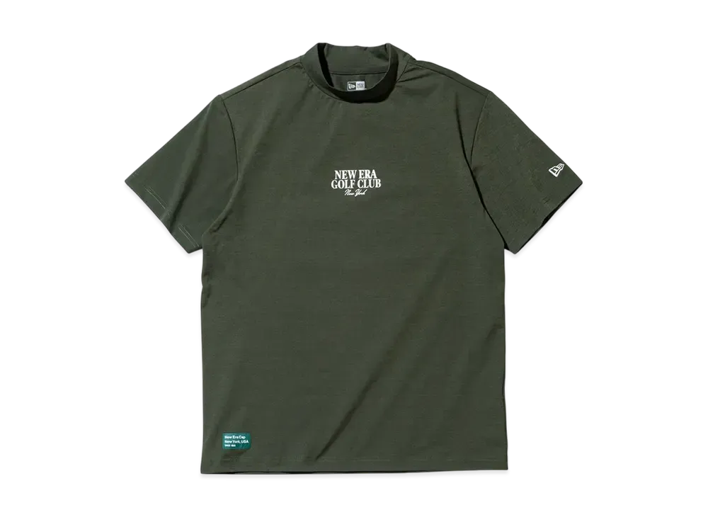 NEW ERA Golf Short Sleeve Utility Mid-neck T-shirt New Era Golf Club "Olive"