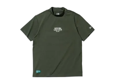 NEW ERA Golf Short Sleeve Utility Mid-neck T-shirt New Era Golf Club "Olive"