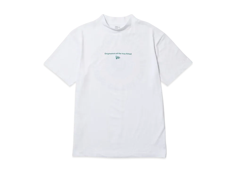 NEW ERA Golf Short Sleeve Mid-neck Kanoko T-shirt Circle OOTTF "White"