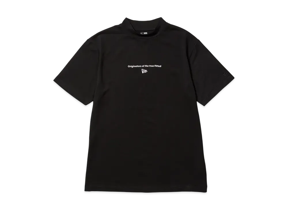 NEW ERA Golf Short Sleeve Mid-neck Kanoko T-shirt Circle OOTTF "Black"