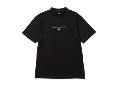 NEW ERA Golf Short Sleeve Mid-neck Kanoko T-shirt Circle OOTTF "Black"