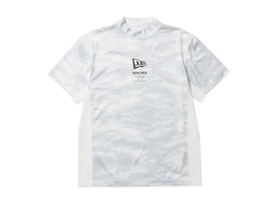 NEW ERA Golf Short Sleeve Mid-neck Kanoko T-shirt Digital Camo "White"