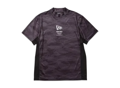 NEW ERA Golf Short Sleeve Mid-neck Kanoko T-shirt Digital Camo "Black"